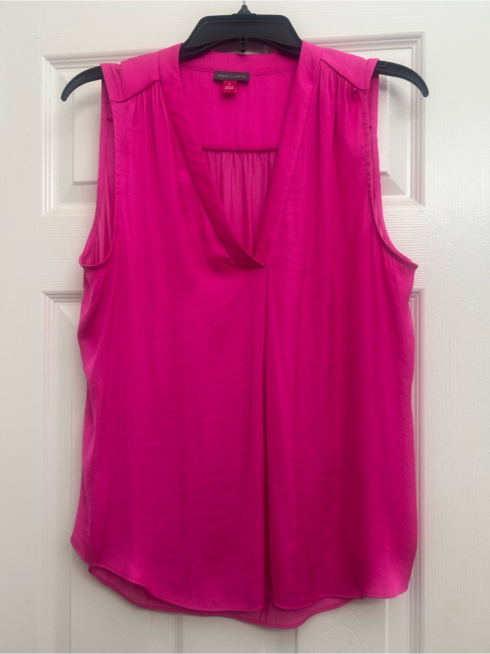 Vince Camuto Hot Pink Sleeveless V-Neck Camisole